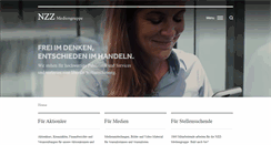 Desktop Screenshot of nzzmediengruppe.ch